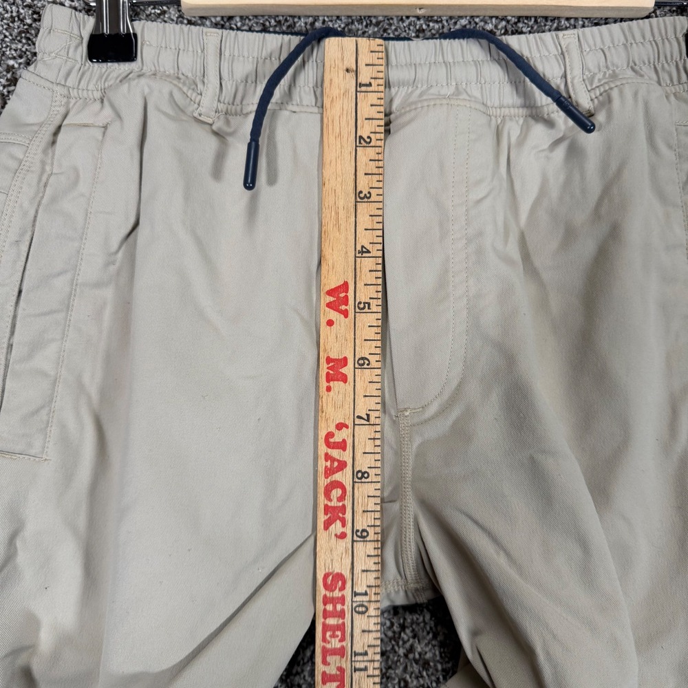Birddogs Shorts Mens S/5.5 Short Beige Lined Performance Stretch Drawstring - Picture 6 of 8